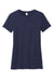 Allmade AL2008 Womens Short Sleeve Crewneck T-Shirt Night Sky Navy Blue Flat Front