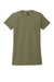 Allmade AL2008 Womens Short Sleeve Crewneck T-Shirt Olive You Green Flat Front
