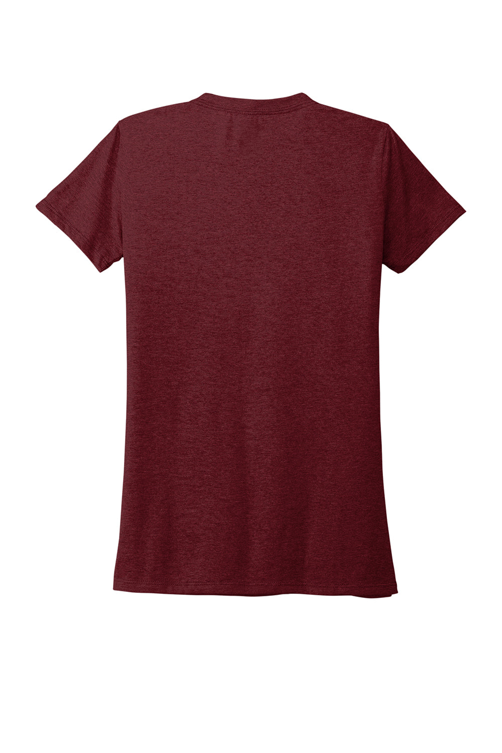 Allmade AL2008 Womens Short Sleeve Crewneck T-Shirt Vino Red Flat Back