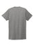 Allmade AL2014 Mens Short Sleeve V-Neck T-Shirt Aluminum Grey Flat Back