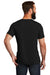 Allmade AL2014 Mens Short Sleeve V-Neck T-Shirt Deep Black Model Back