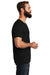 Allmade AL2014 Mens Short Sleeve V-Neck T-Shirt Deep Black Model Side