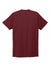 Allmade AL2014 Mens Short Sleeve V-Neck T-Shirt Vino Red Flat Back