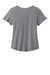 Allmade AL2015 Womens Short Sleeve Scoop Neck T Shirt Aluminum Grey Flat Back