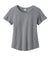 Allmade AL2015 Womens Short Sleeve Scoop Neck T Shirt Aluminum Grey Flat Front