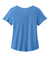 Allmade AL2015 Womens Short Sleeve Scoop Neck T Shirt Azure Blue Flat Back