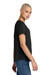 Allmade AL2015 Womens Short Sleeve Scoop Neck T Shirt Deep Black Model Side