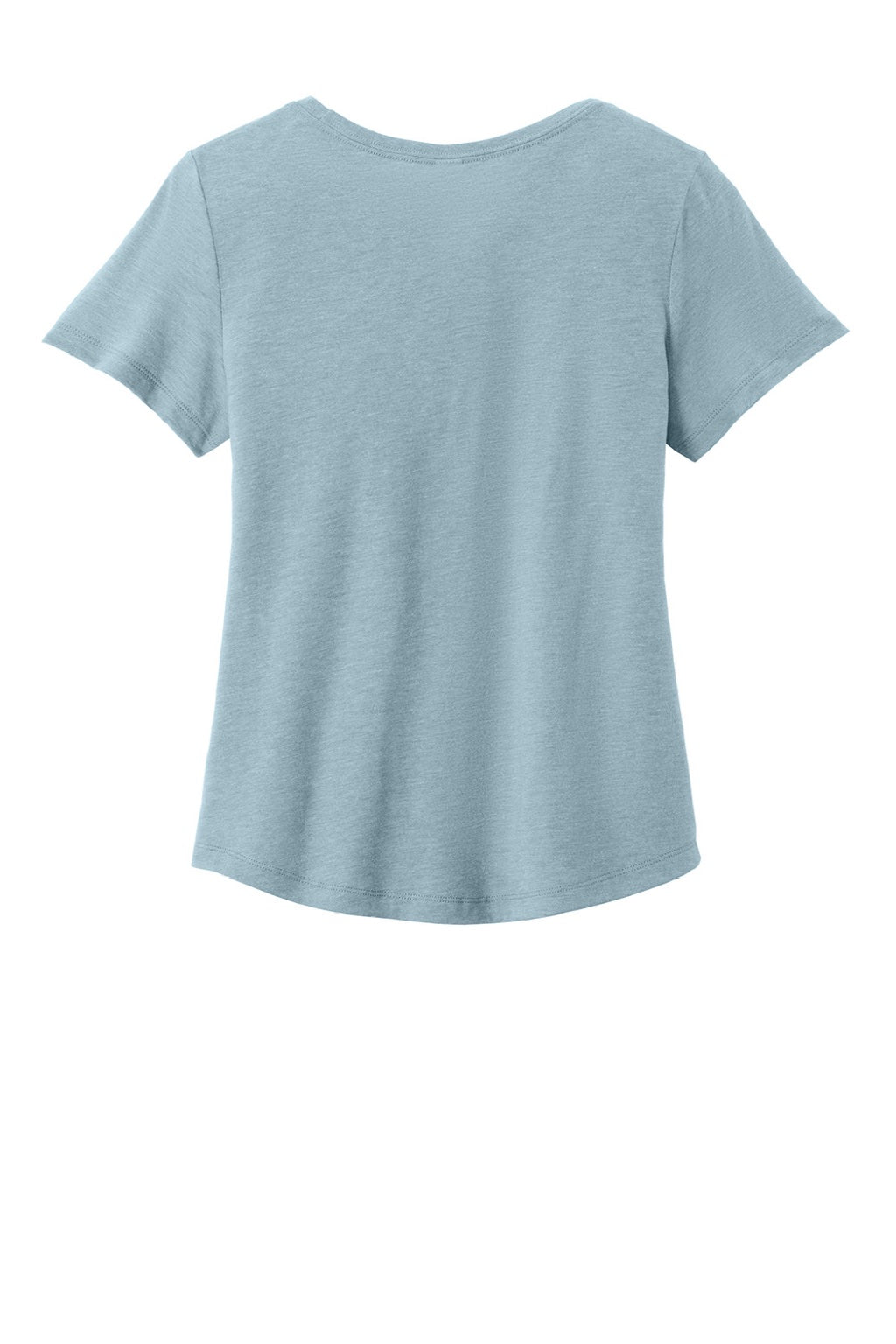 Allmade AL2015 Womens Short Sleeve Scoop Neck T Shirt I Like You Blue Flat Back