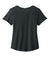 Allmade AL2015 Womens Short Sleeve Scoop Neck T Shirt Space Black Flat Back