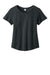 Allmade AL2015 Womens Short Sleeve Scoop Neck T Shirt Space Black Flat Front