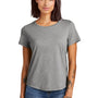 Allmade Womens Short Sleeve Scoop Neck T Shirt - Aluminum Grey