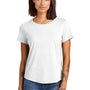 Allmade Womens Short Sleeve Scoop Neck T Shirt - Fairly White