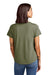 Allmade AL2015 Womens Short Sleeve Scoop Neck T Shirt Olive You Green Model Back
