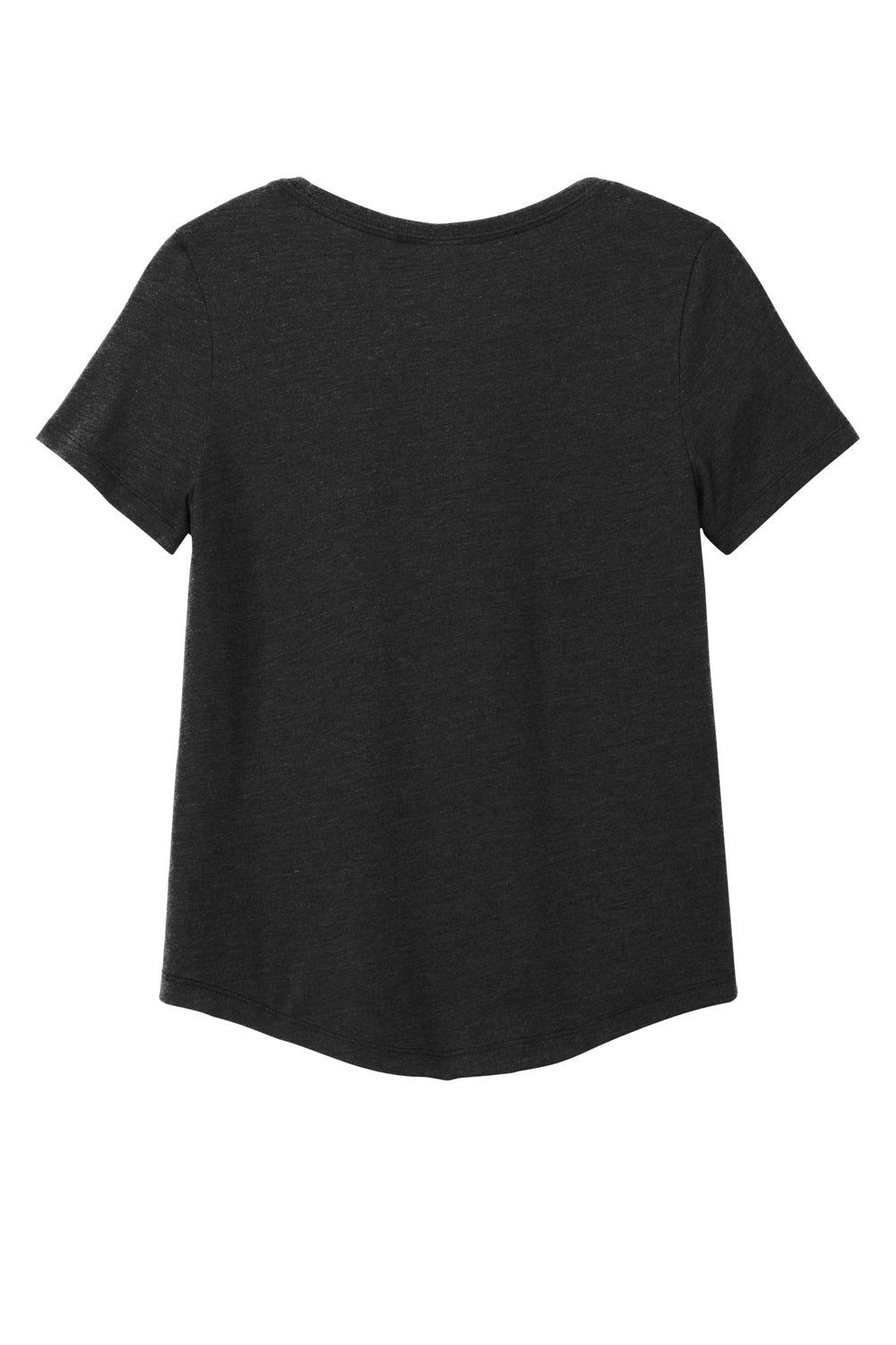 Allmade AL2015 Womens Short Sleeve Scoop Neck T Shirt Space Black Flat Back