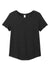 Allmade AL2015 Womens Short Sleeve Scoop Neck T Shirt Space Black Flat Front