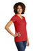 Allmade AL2018 Womens Short Sleeve V-Neck T-Shirt Rise Up Red Model 3Q
