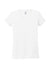 Allmade AL2018 Womens Short Sleeve V-Neck T-Shirt Bright White Flat Front
