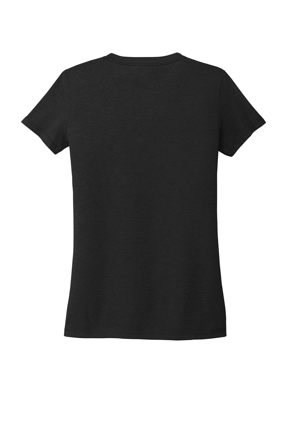 Allmade AL2018 Womens Short Sleeve V-Neck T-Shirt Deep Black Flat Back