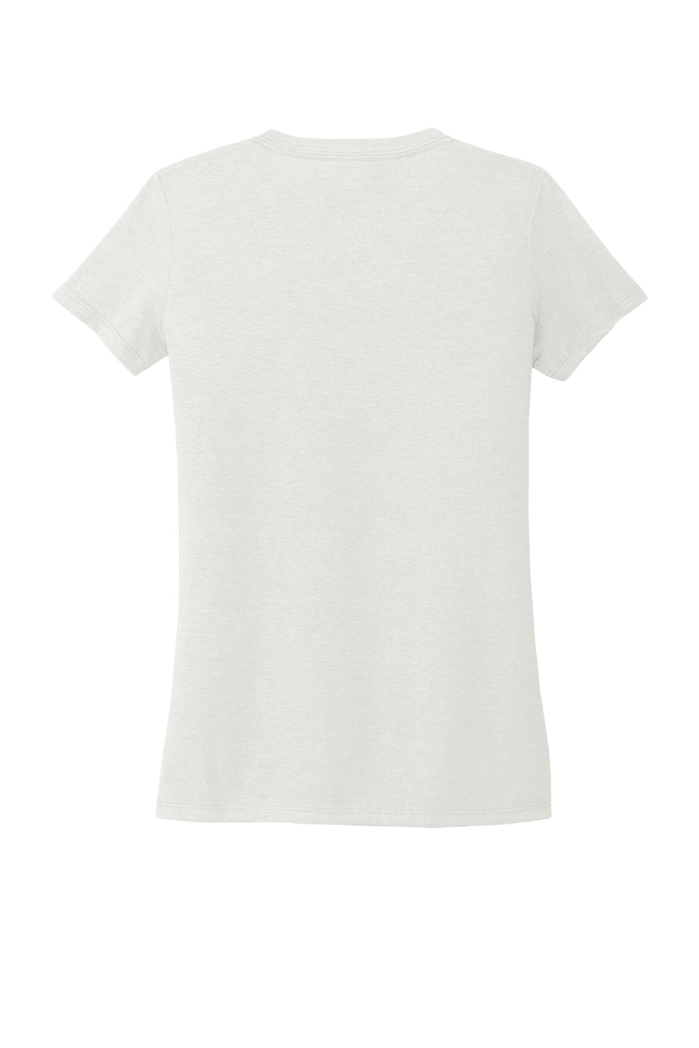 Allmade AL2018 Womens Short Sleeve V-Neck T-Shirt Fairly White Flat Back