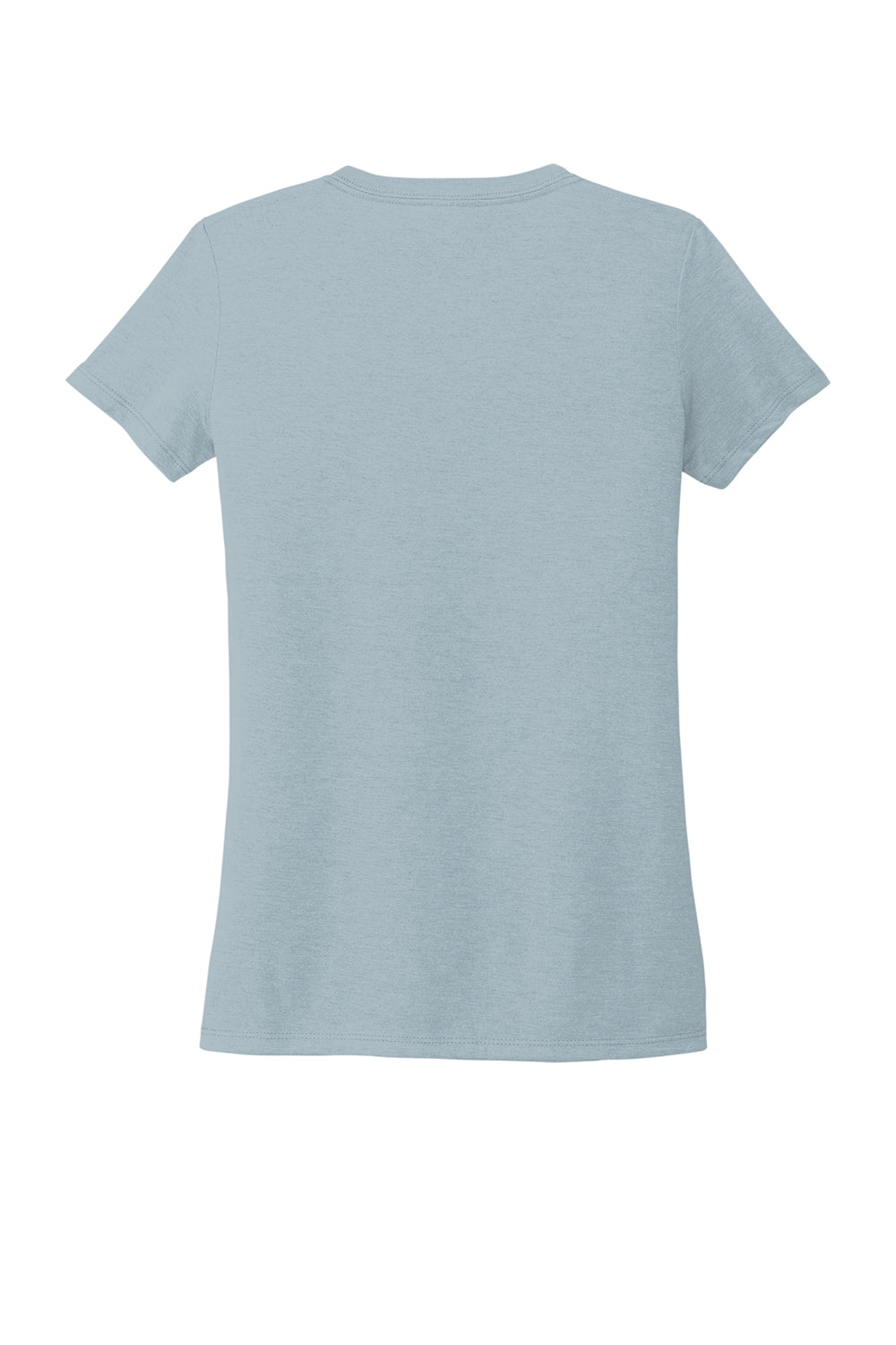 Allmade AL2018 Womens Short Sleeve V-Neck T-Shirt I Like You Blue Flat Back