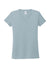 Allmade AL2018 Womens Short Sleeve V-Neck T-Shirt I Like You Blue Flat Front