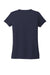 Allmade AL2018 Womens Short Sleeve V-Neck T-Shirt Night Sky Navy Blue Flat Back