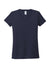 Allmade AL2018 Womens Short Sleeve V-Neck T-Shirt Night Sky Navy Blue Flat Front