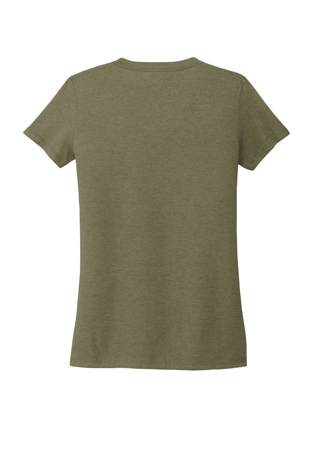 Allmade AL2018 Womens Short Sleeve V-Neck T-Shirt Olive You Green Flat Back