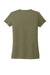 Allmade AL2018 Womens Short Sleeve V-Neck T-Shirt Olive You Green Flat Back