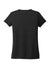 Allmade AL2018 Womens Short Sleeve V-Neck T-Shirt Space Black Flat Back