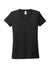 Allmade AL2018 Womens Short Sleeve V-Neck T-Shirt Space Black Flat Front