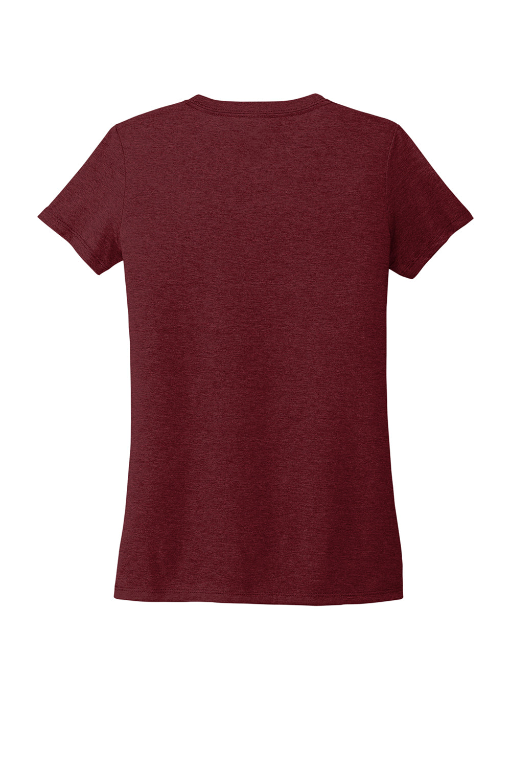 Allmade AL2018 Womens Short Sleeve V-Neck T-Shirt Vino Red Flat Back