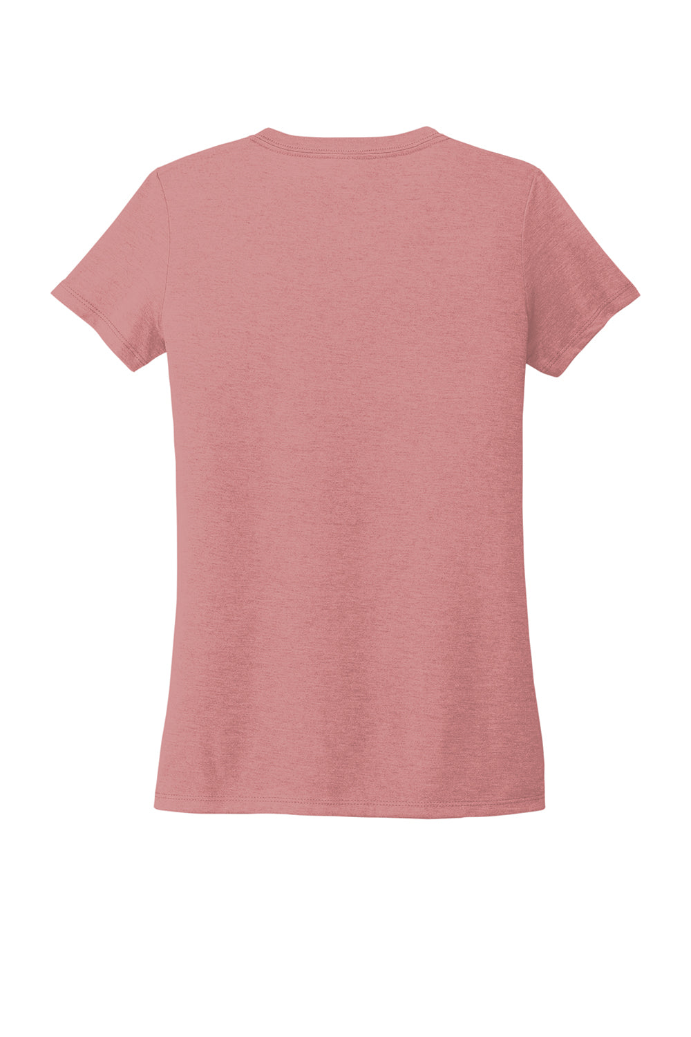 Allmade AL2018 Womens Short Sleeve V-Neck T-Shirt Vintage Rose Pink Flat Back