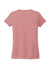 Allmade AL2018 Womens Short Sleeve V-Neck T-Shirt Vintage Rose Pink Flat Back