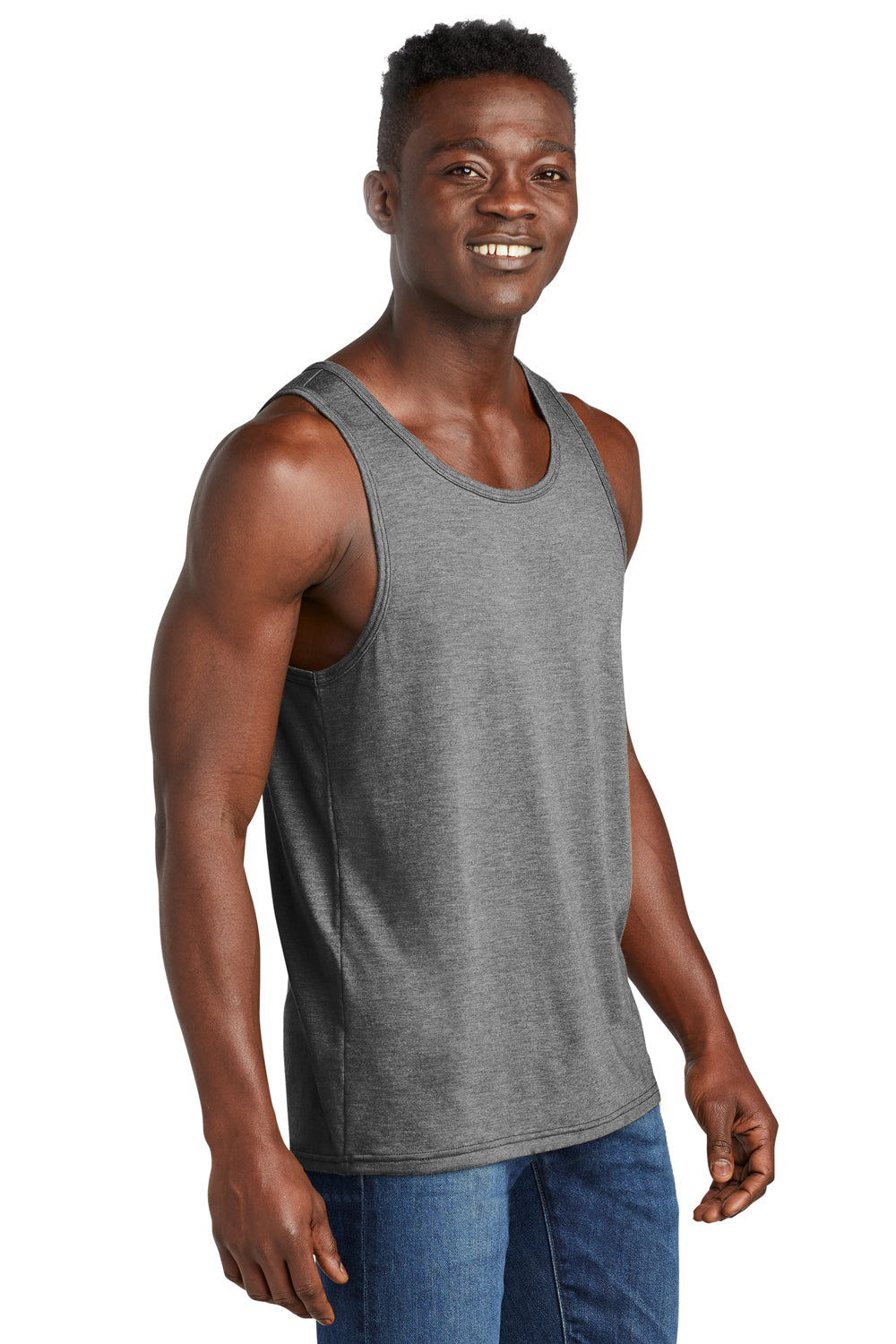 Allmade AL2019 Mens Tank Top Aluminum Grey Model 3Q