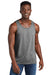 Allmade AL2019 Mens Tank Top Aluminum Grey Model Front