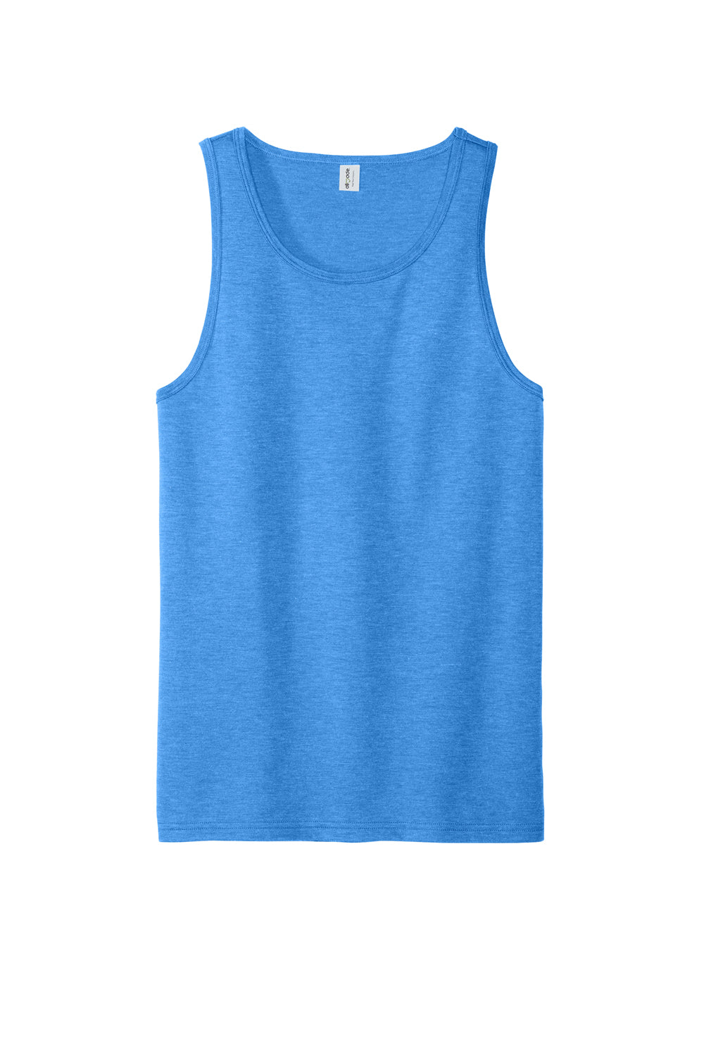 Allmade AL2019 Mens Tank Top Azure Blue Flat Front