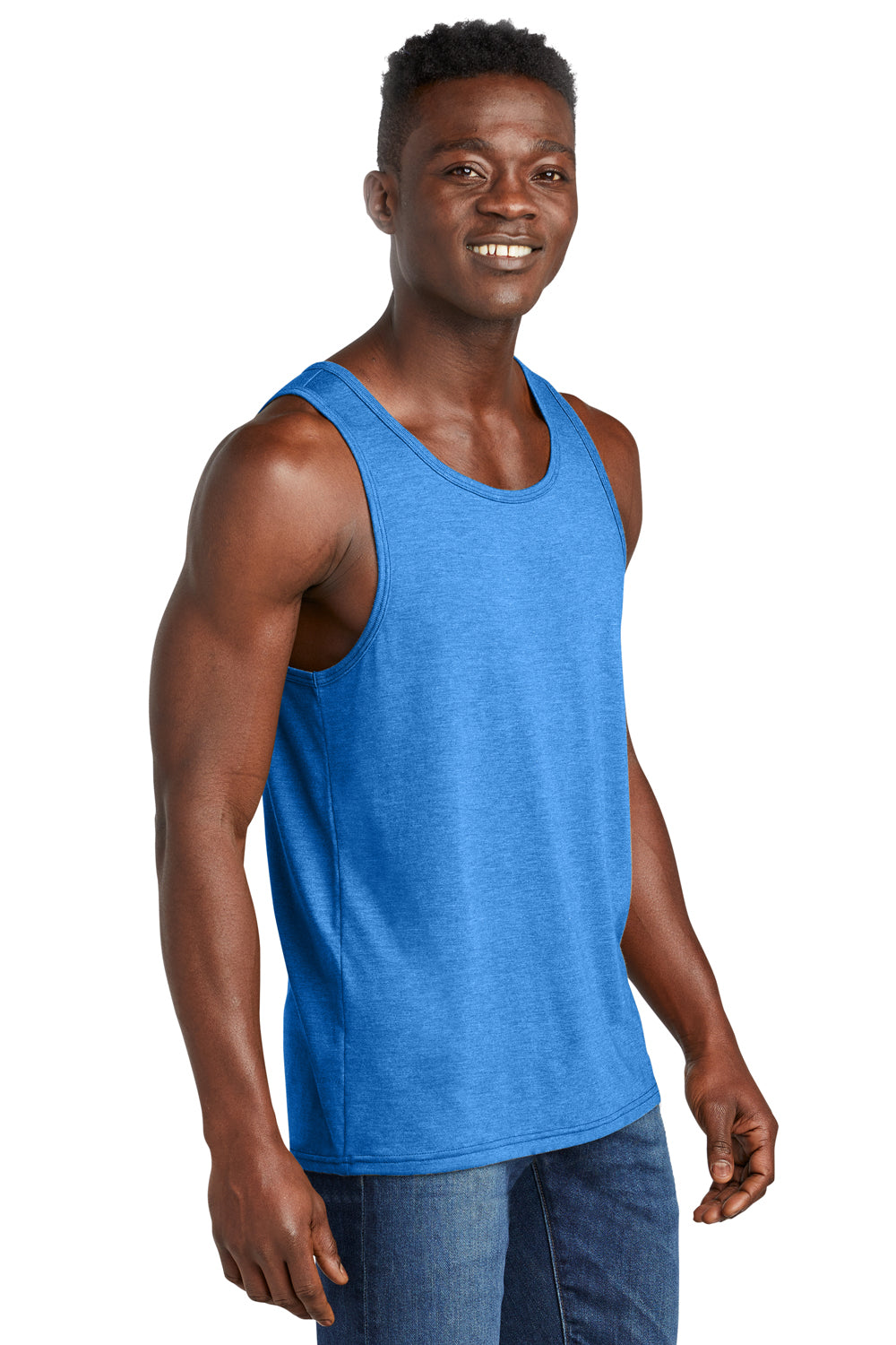 Allmade AL2019 Mens Tank Top Azure Blue Model 3Q