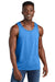 Allmade AL2019 Mens Tank Top Azure Blue Model Front