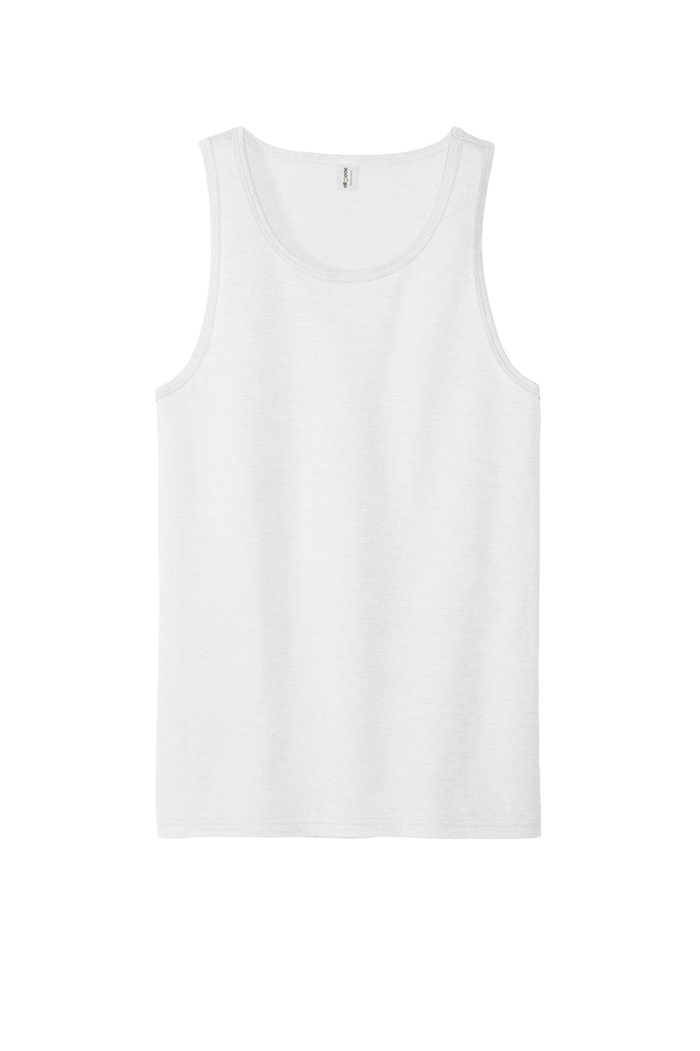 Allmade AL2019 Mens Tank Top Bright White Flat Front