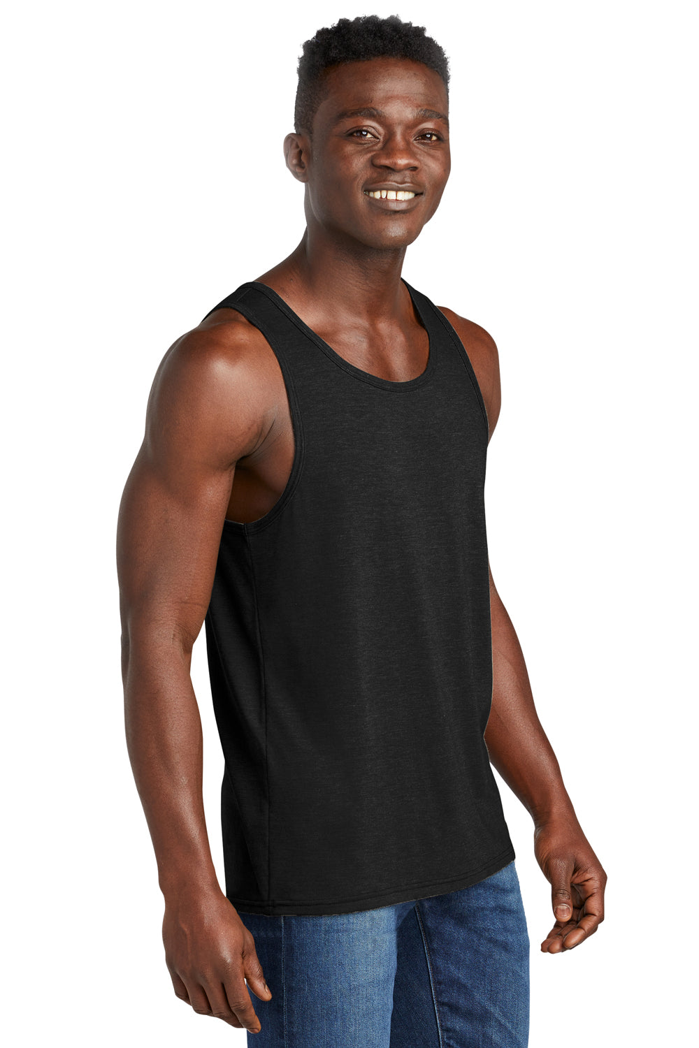 Allmade AL2019 Mens Tank Top Deep Black Model 3Q