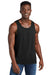 Allmade AL2019 Mens Tank Top Deep Black Model Front