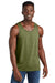 Allmade AL2019 Mens Tank Top Olive You Green Model Front