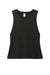 Allmade AL2020 Womens Muscle Tank Top Deep Black Flat Front