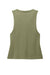 Allmade AL2020 Womens Muscle Tank Top Olive You Green Flat Back