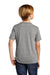 Allmade AL207 Youth Short Sleeve Crewneck T-Shirt Aluminum Grey Model Back