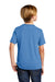 Allmade AL207 Youth Short Sleeve Crewneck T-Shirt Azure Blue Model Back