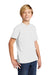 Allmade AL207 Youth Short Sleeve Crewneck T-Shirt Bright White Model 3Q