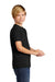 Allmade AL207 Youth Short Sleeve Crewneck T-Shirt Deep Black Model Side