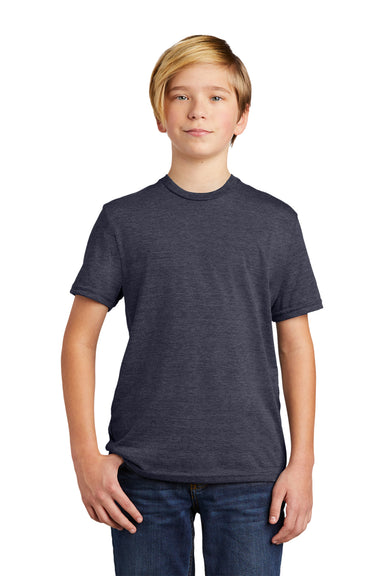 Allmade AL207 Youth Short Sleeve Crewneck T-Shirt Rebel Blue Model Front